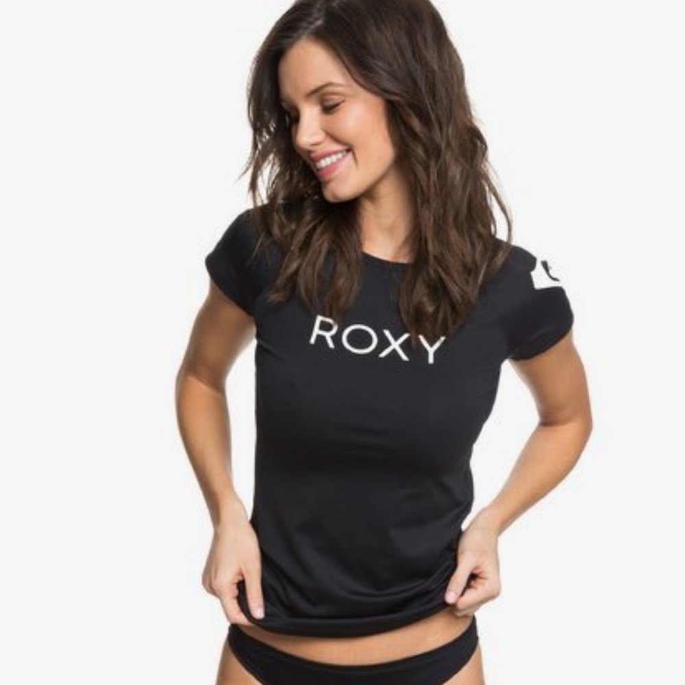 ROXY Surf Cap Sleeve UPF 50 Rashguard